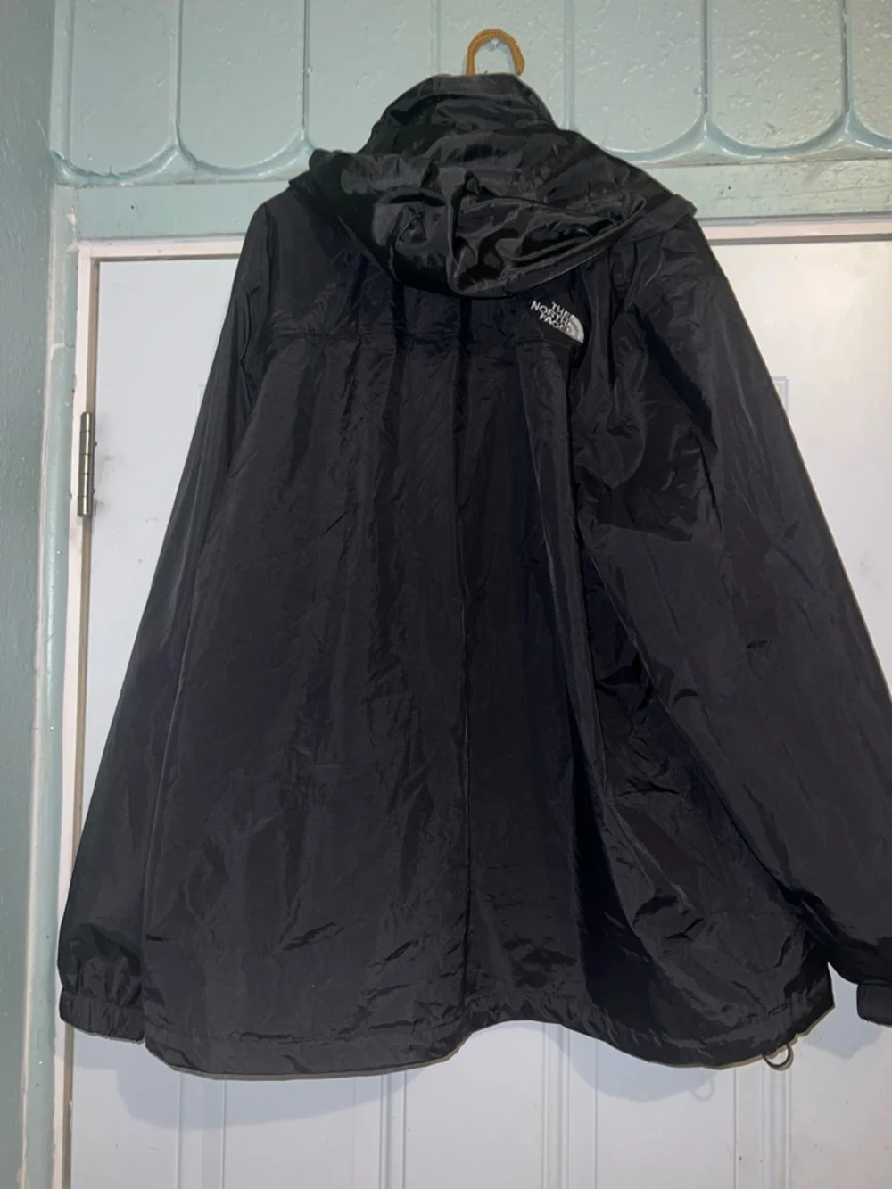The North Face Men's Black Hooded Rain Shell
